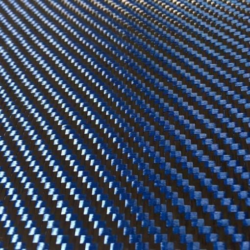 Blue Kevlar Carbon fibre