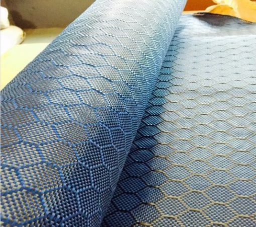 blue carbon fibre