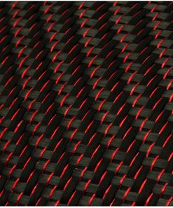 Red wire carbon fibre